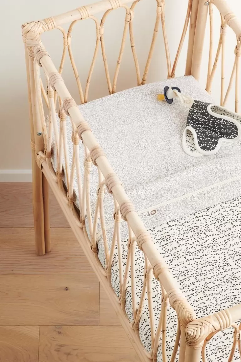 Online Noppies Couverture De Berceau Teddy Fancy Dot 75x100 Cm - Jet Stream