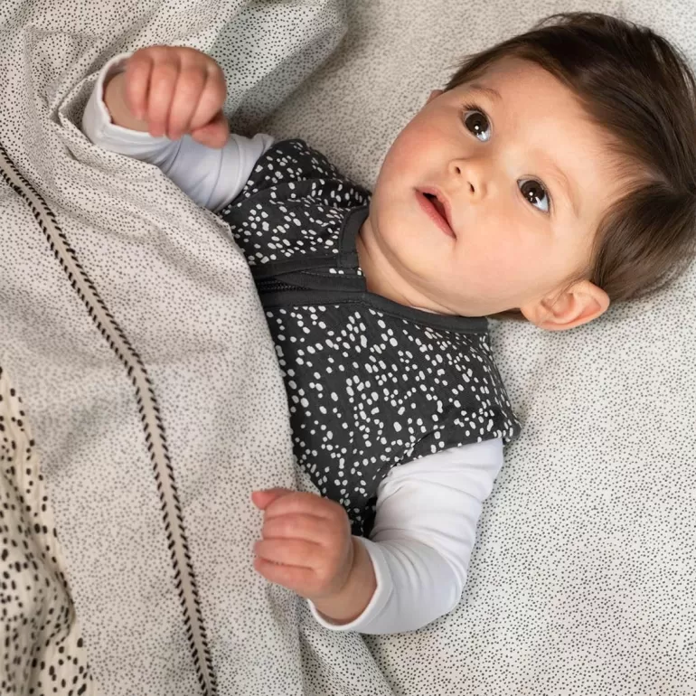 Outlet Noppies Couverture De Lit Bébé Teddy Fancy Dot 100x140 Cm - Jet Stream
