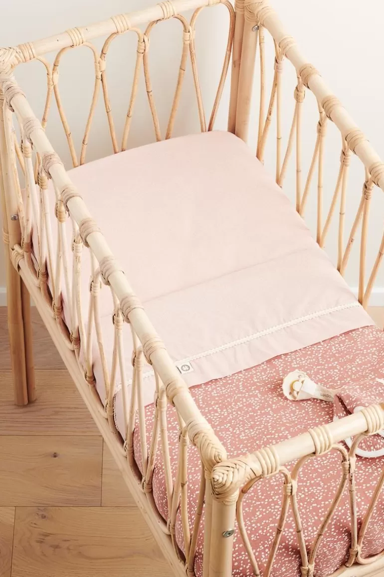 Cheap Noppies Drap De Berceau Teddy Fancy Dot Crib Blanket - Brick Dust