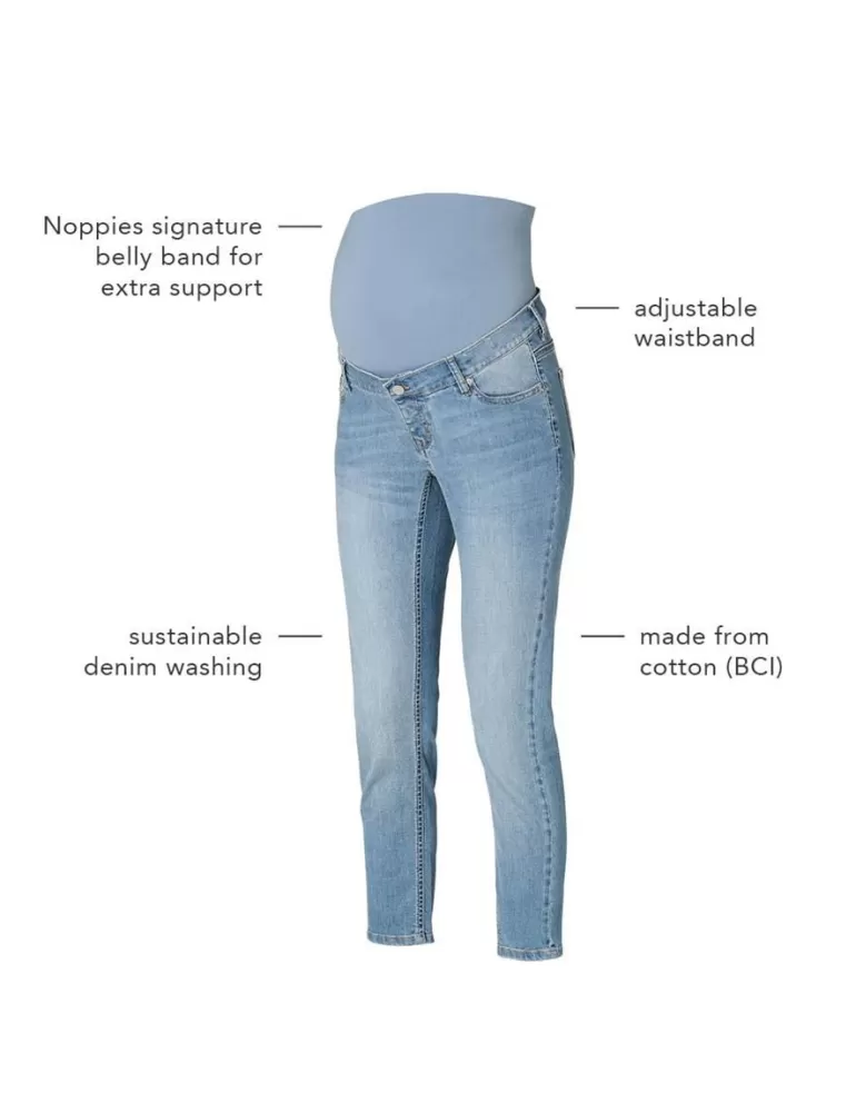 Online Noppies Jean Slim Mila 7/8 - Vintage Blue