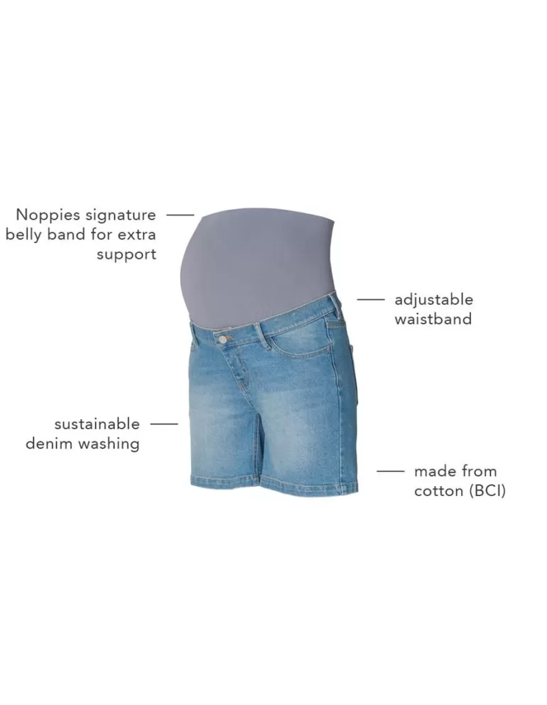 Best Noppies Short En Jean Jamie - Vintage Blue